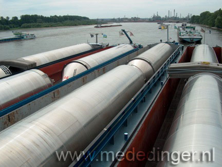 Mededinger vervoerde silo`s van Genk (B) naar Godorf (D)
